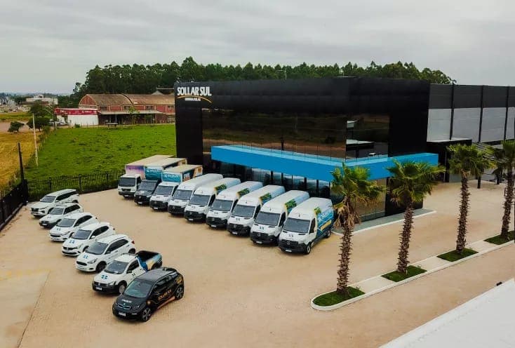 Estrutura da frota própria da Sollar Sul